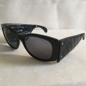 Vintage Chanel Quilted Sunglasses 1988